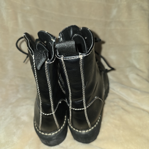 Madden Girl Hawke Black Lace-Up Combat Boots - Picture 3 of 10
